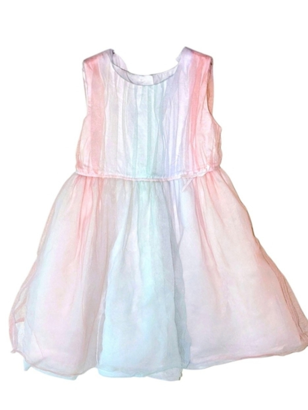 Janie and Jack Rainbow Tulle Special Occassion Dress